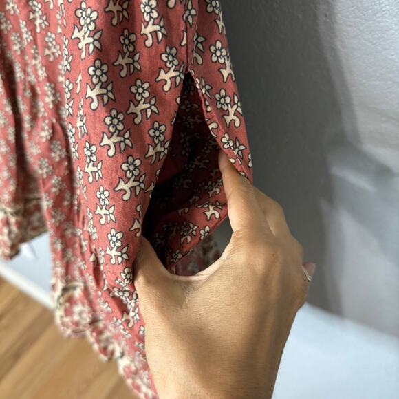 Sea New York Fernanda Tile Print Flutter Sleeve Dress XXS - Picture 5 of 10